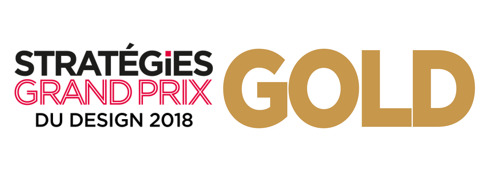 GOLD - GRAND PRIX STRATÉGIES DU DESIGN 2018